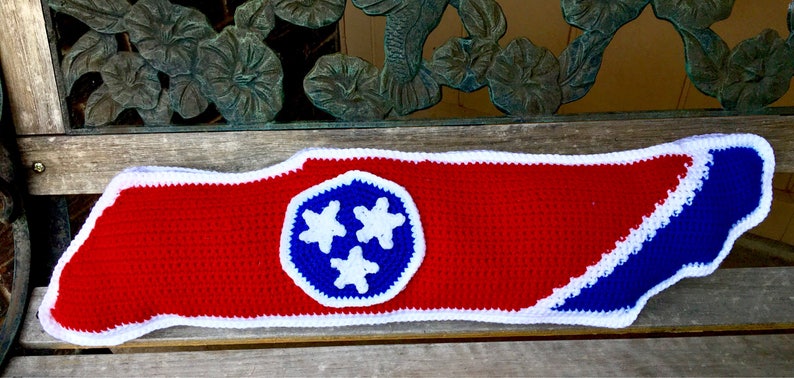 Tennessee State Flag Crochet Pillow Pattern image 3