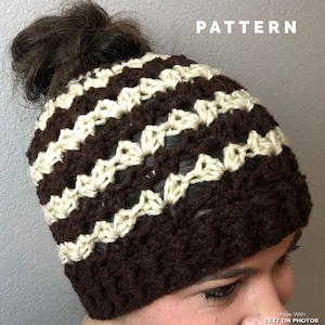Ponytail Hat Crochet Pattern