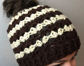 Ponytail Hat Crochet Pattern