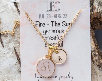 Bcnilu Necklace Coffee Leo