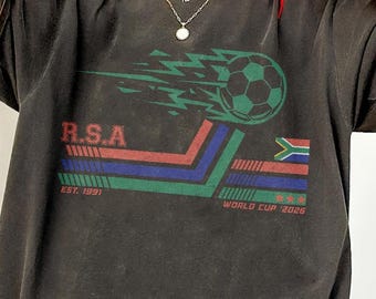 Südafrika Fußball WM Tee, 2026 Fifa Fußball Trikot, Nationalmannschaft Fan Geschenk