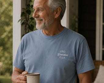 Cooles Grandpa Club T-Shirt, Großvater-Kleidung, Papa-Kleidung, Vatertagsgeschenk, Geburtstagsgeschenk für Großvater, neuen Opa