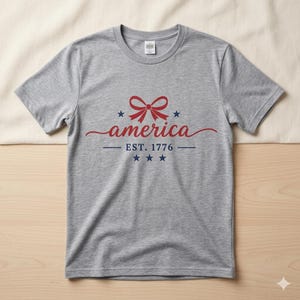 Pacchetto SVG America / File con fiocco patriottico / Design SVG per il 4 luglio / File di taglio Cricut per il Giorno dell'Indipendenza degli Stati Uniti immagine 4