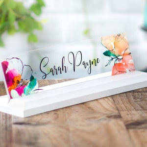 Classic Desk Name Plate.   Made Exclusively by Garo Signs. Size 10" x 2.5”