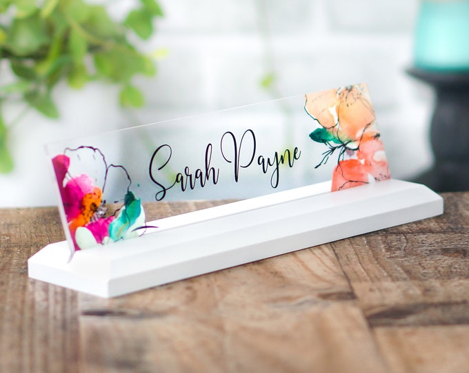 Floral Name Plates Garosigns