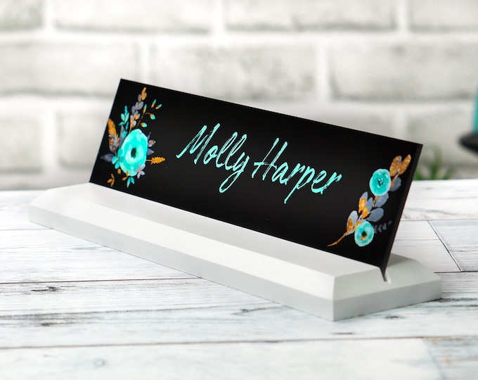 Desk Name Plate 10 x 2.5 inches