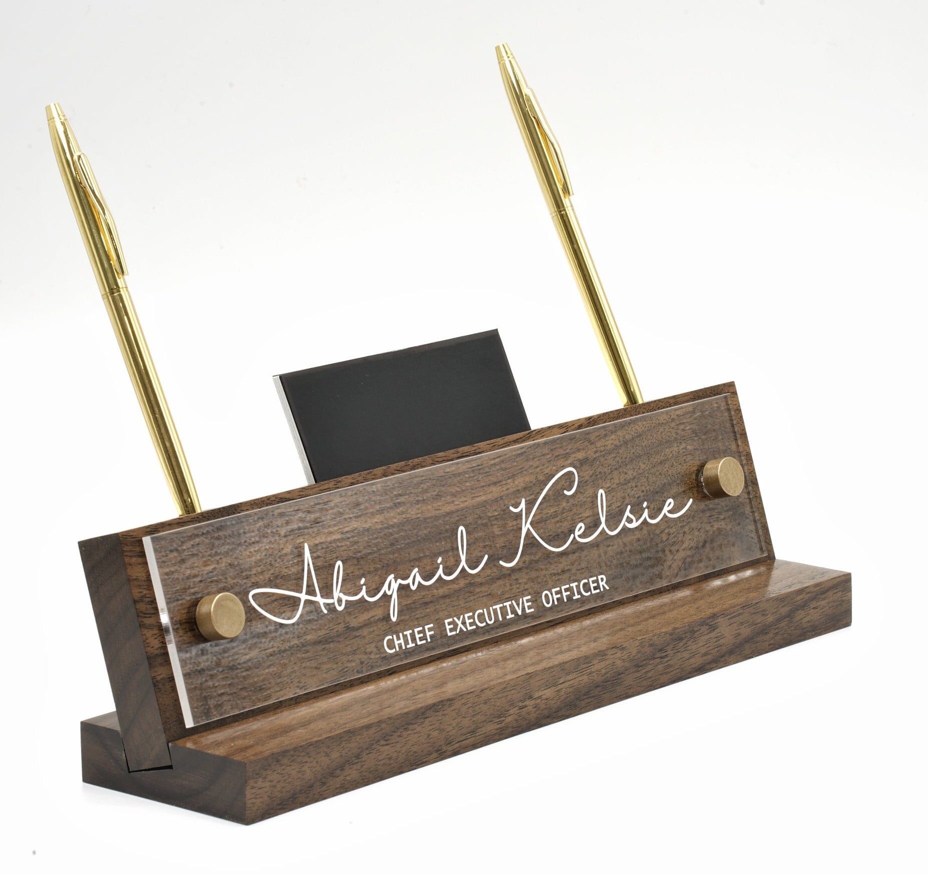 Executive Desk Name Plate. Made Exclusively by Garo Signs. Size 10 X 2.5 