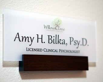 Wood name plate | Etsy Wood name plate | Etsy