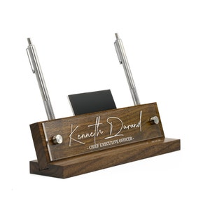Executive Desk Name Plate. Made Exclusively by Garo Signs. Size 10 x 2.5 image 2