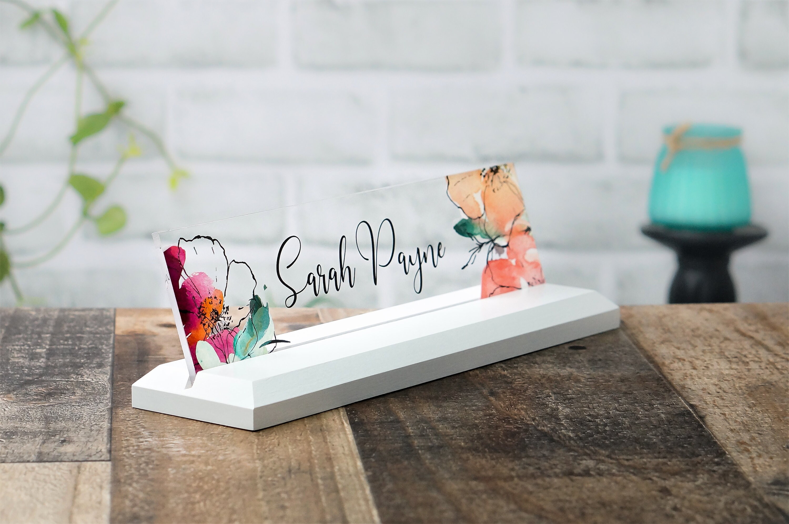 Desk Nameplate Sunflower Design Office Desk Accessories Coworker Gift Desk Name Plate Size 10 X 2 5 Inches Desk Nameplate Sunflower Design Office Desk Accessories Coworker Gift Desk Name Plate Size 10 X 2 5 Inches