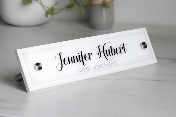 Home Office Furniture And Decor Wooden Acrylic Desk Name Plate Etsy Home Office Furniture And Decor Wooden Acrylic Desk Name Plate Etsy