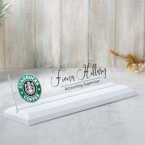 Classic Desk Name Plate. Made Exclusively by Garo Signs. Size 10 x 2.5 image 8