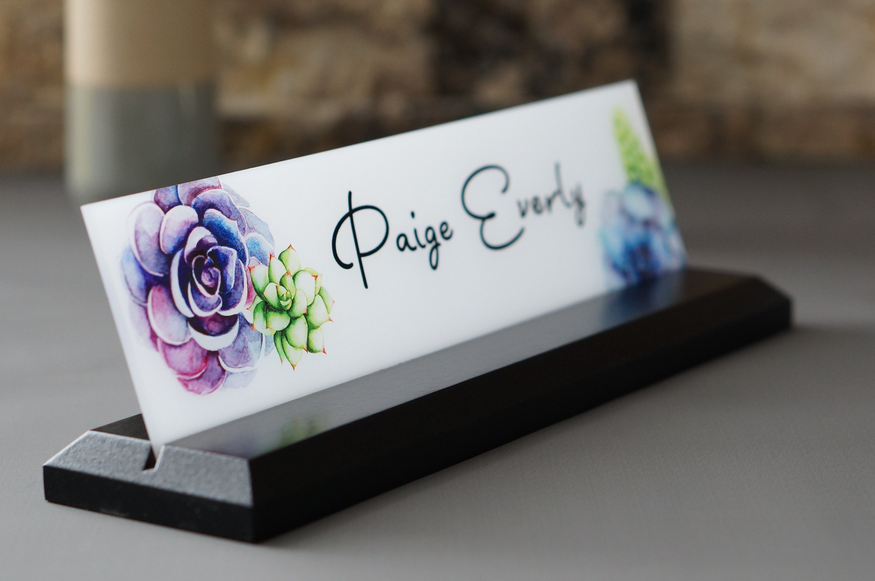 Modern Desk Accessoriesî€ Wooden Desk Nameî€ Plate makes a great Teacher or Employee Gift 10 x 2.5 ... Modern Desk Accessoriesî€ Wooden Desk Nameî€ Plate makes a great Teacher or Employee Gift 10 x 2.5 ...