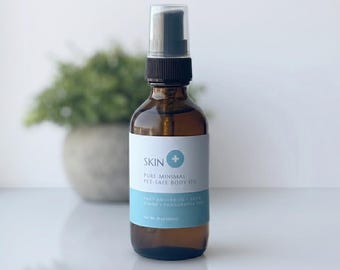 Aceite corporal puro, mínimo y seguro para mascotas