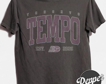 Toronto Tempo Wommen Basketball Team Est 2026 Vintage Comfort Color Shirt