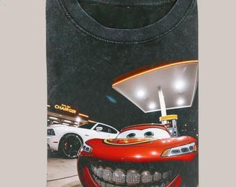 Vintage Mcqueen cars Graphic T-Shirt, Funny Movie TEE, Y2k Shirt, Gift For Men Women, Fantasy Ring Movie Unisex Shirt
