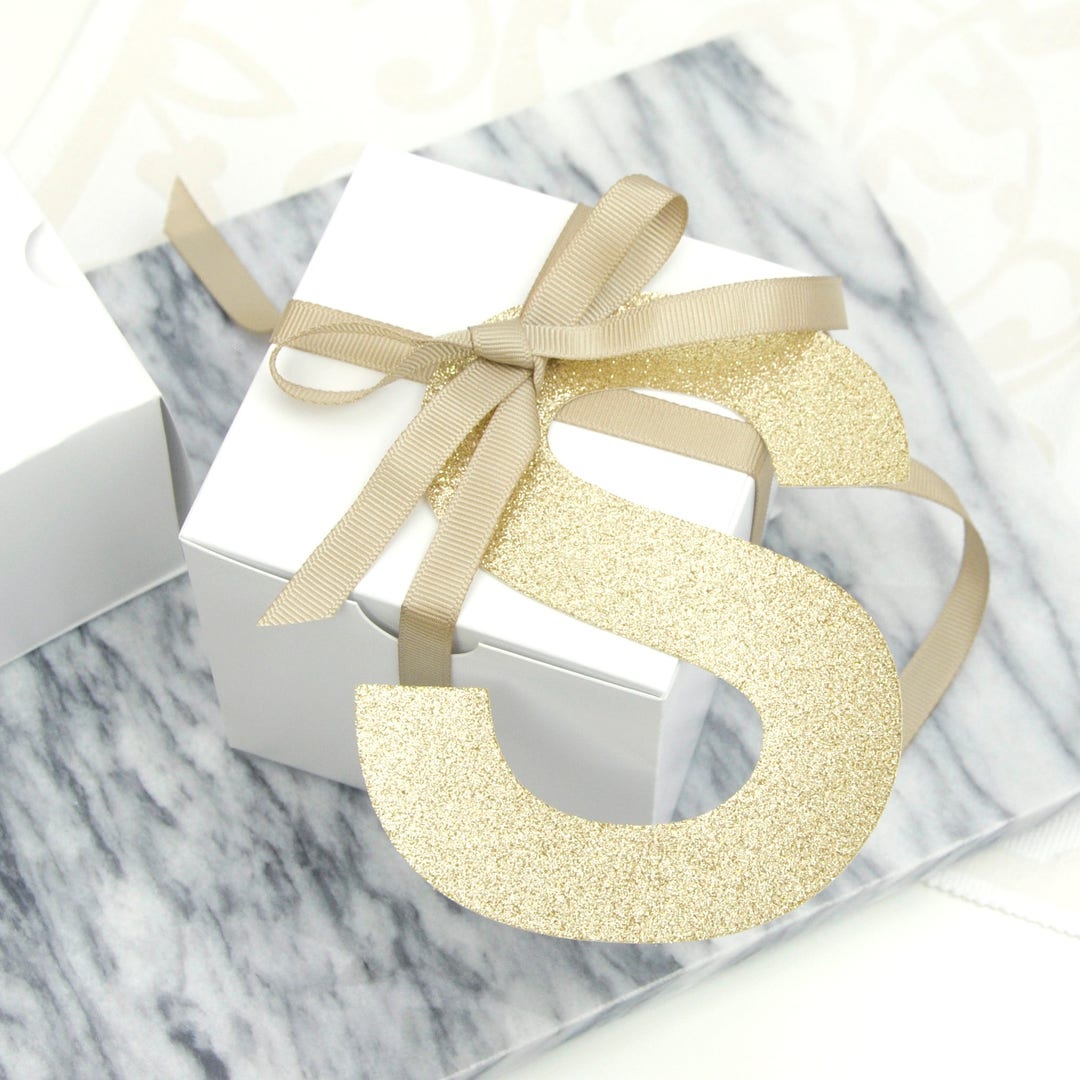 Gift Wrap Glitter Gift Tag for Crafting Presents and Etsy