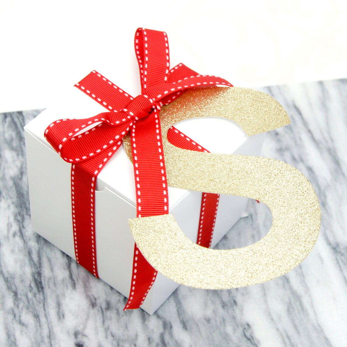 Gift Wrap Glitter Gift Tag for Crafting Presents and Etsy