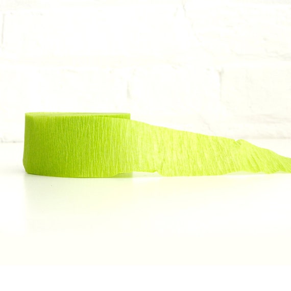 Light Green Crepe Paper Streamer Party Decoration for Tropical Etsy