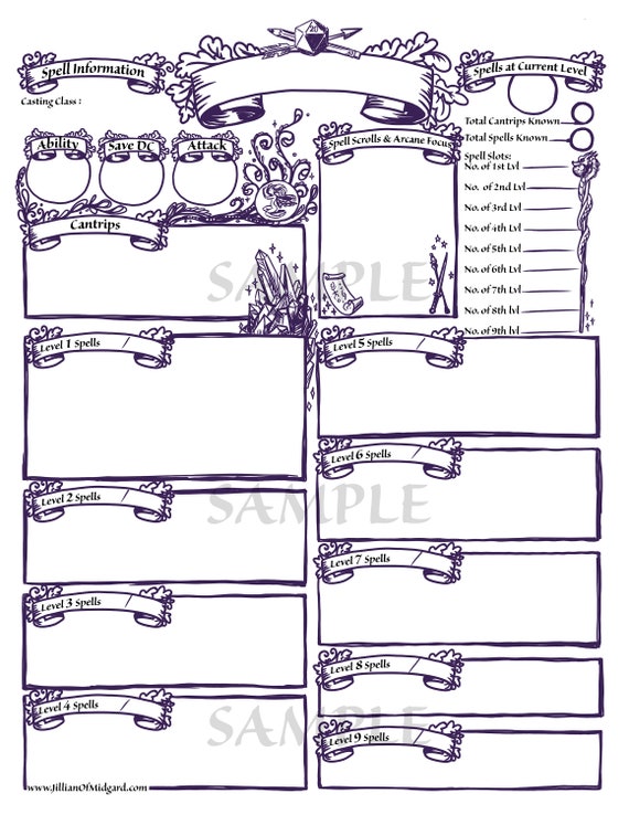 Pdf Printable Dungeons Dragons 5th Ed Character Sheet Bundle Etsy India Pdf Printable Dungeons Dragons 5th Ed Character Sheet Bundle Etsy India