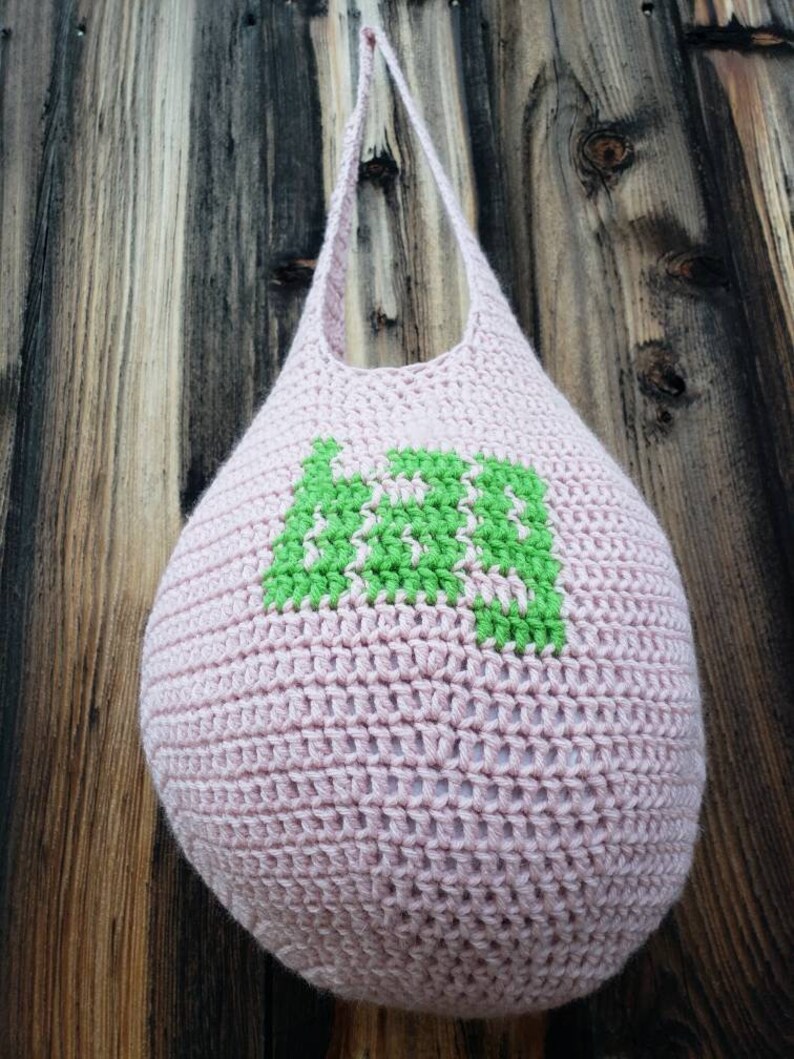 Crochet Bag That Says Bag, Crochet Market Bag, Crochet Hobo Bag, Crochet Shoulder Bag, Bag Bag, Gift Bag, Crochet Gift, Funny Crochet Bag image 8