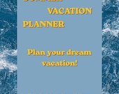 Summer Vacation Planner Printable PDF | Travel Planner | Holiday Trip Organizer | Instant Download