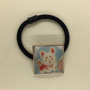 Pinza para el cabello hecha a mano con brocado Song, accesorio con estampado de seda oriental china.