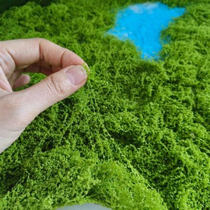 Peut inclure: Un matériau vert vif, texturé et semblable à un filet, doté d'une structure fine et fibreuse. Ce matériau est souple et léger, présentant un aspect dense rappelant la mousse avec de petites boucles interconnectées formant une surface poreuse.