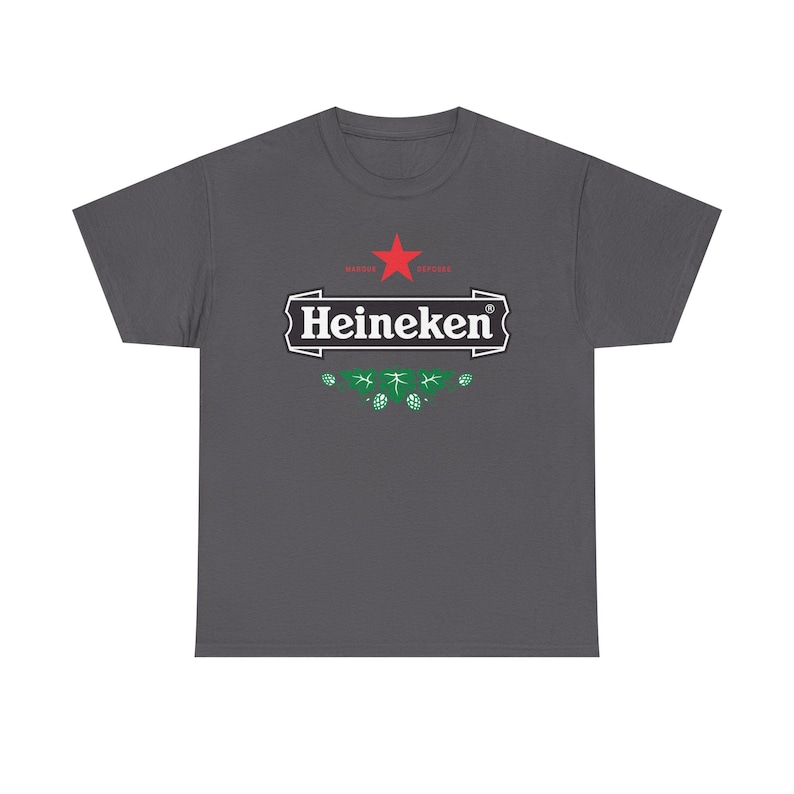 Vintage Heineken Beer Logo T Shirt Retro Brewery Graphic Tee Unisex Streetwear Shirt Bar Pub Drinking Party Gift image 8