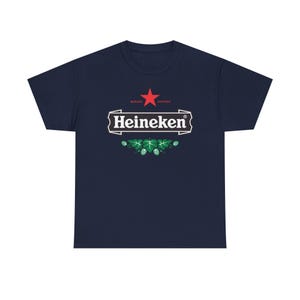Vintage Heineken Beer Logo T Shirt Retro Brewery Graphic Tee Unisex Streetwear Shirt Bar Pub Drinking Party Gift image 10