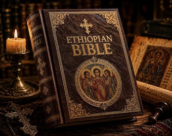 Complete Ethiopian Bible Hardcover | 88 Books with Enoch & Jubilees | Illustrated Ancient Scripture Edition
