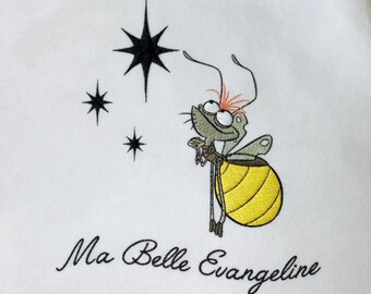 EMBROIDERED Disney Ray The Firefly File, Ma Belle Evangeline Princess and Frog, Tiana Princess Gift, Disneyland Girls Trip, Family Vacation