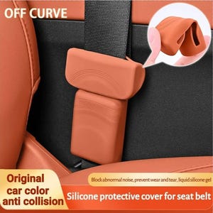Universal Silicone Car Seat Belt Buckle Cover Anti Scratch Protective Case Interior Safety Accessory