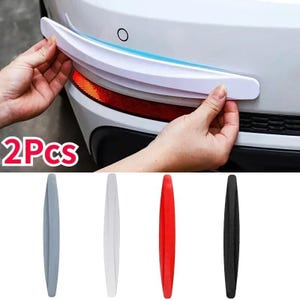 2PCS Universal Car Bumper Corner Protector Anti Scratch Strip Accessory