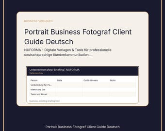 Freelancer template (German) | Client pipeline, weekly planning, invoicing, tax submission