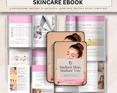 Skincare Ebook, Healthy Skin Guide, Beauty & Self Care Digital Book, Glow Up and Skincare Routine Ebook