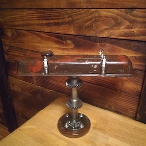 Custom Valve Cover Gear Lamp Art