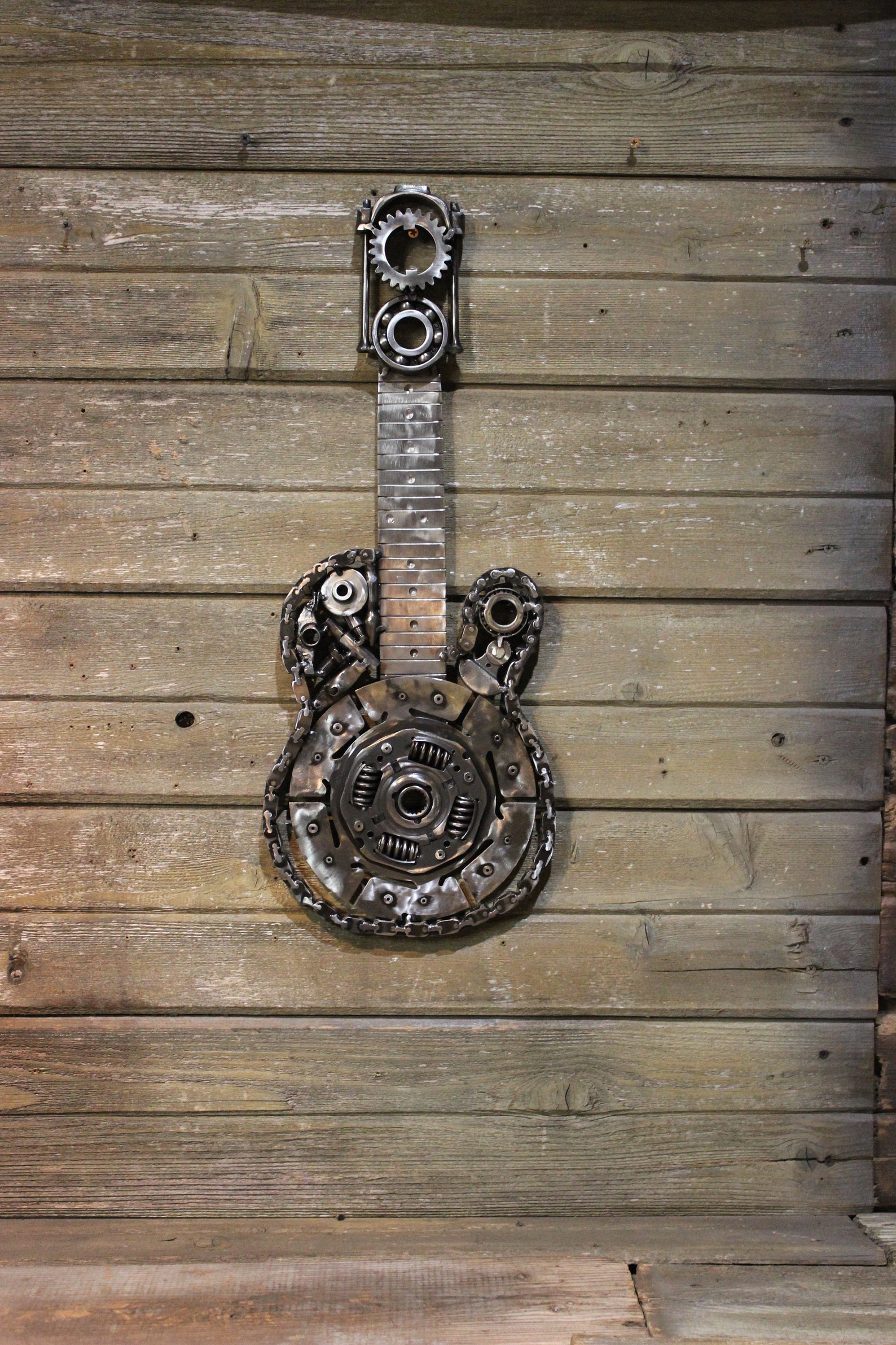 Custom Steel Medium Guitar Decor Original Etsy