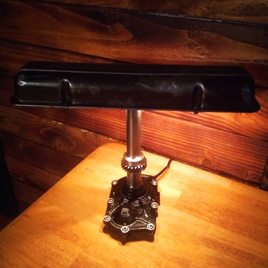 Custom Scripted Chevrolet Gear Lamp Art Etsy