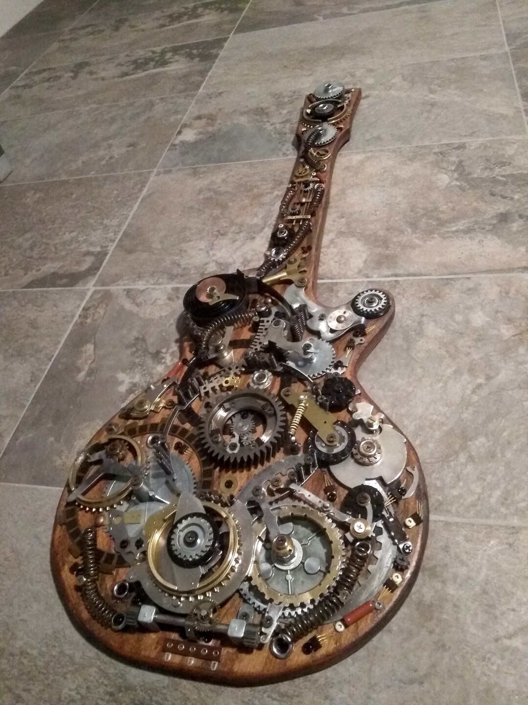 Custom Steampunk Guitar Original Decor - Etsy