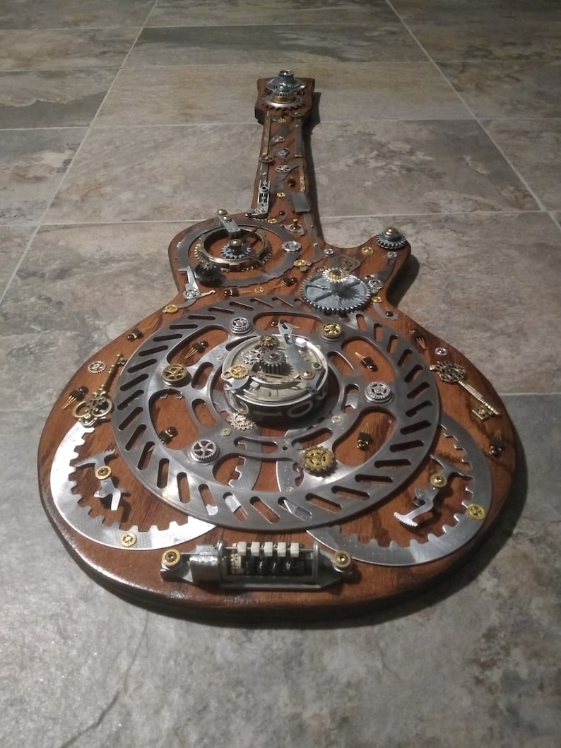 Custom Steampunk Guitar Original Decor - Etsy