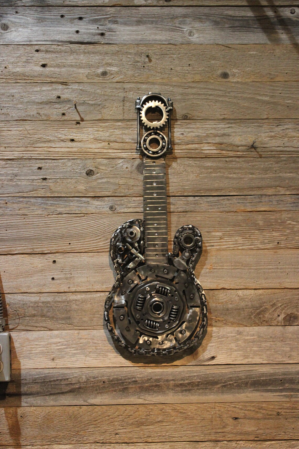 Custom Steel Medium Guitar Decor Original Etsy