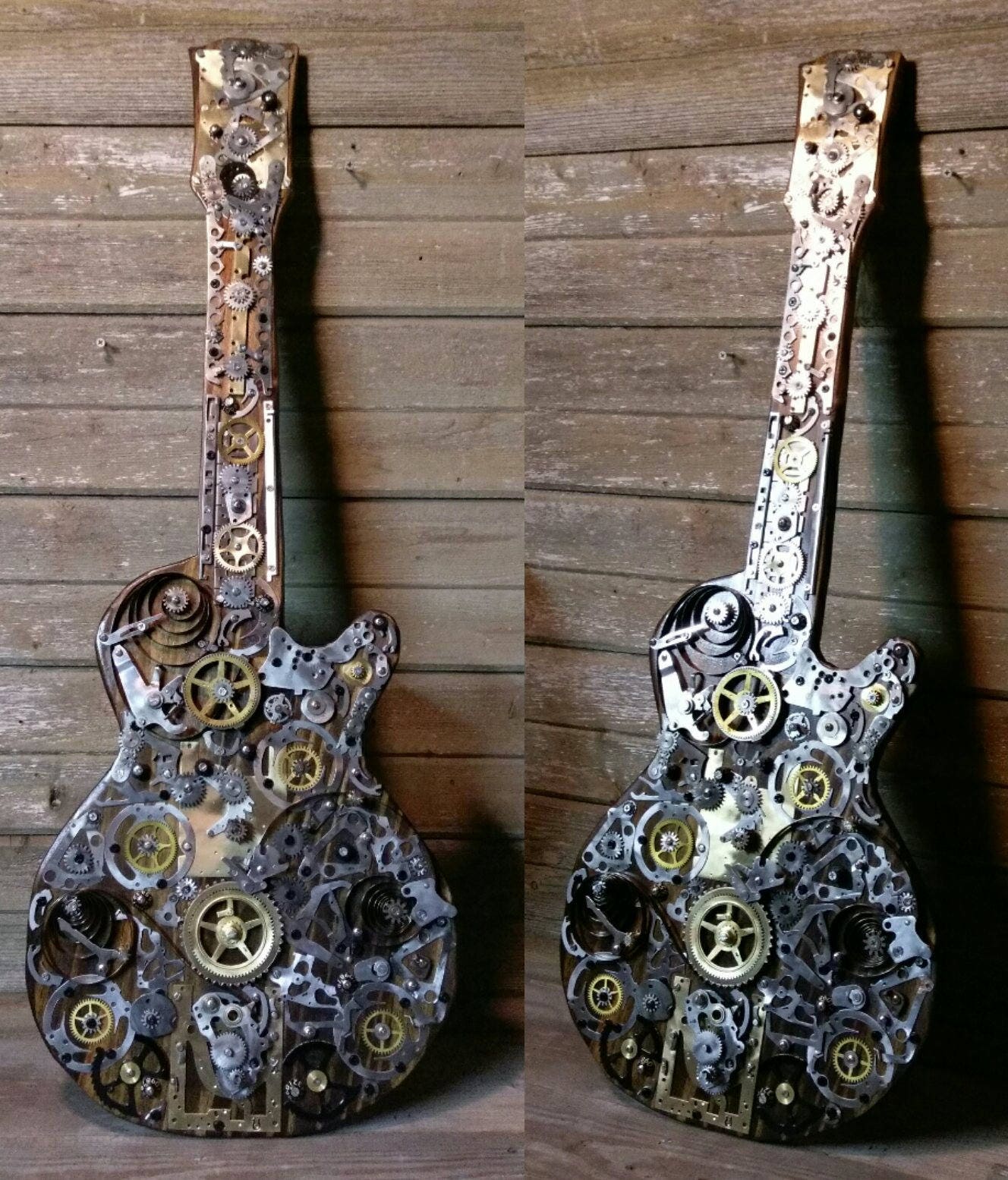 カスタム スチームパンク ギター - Etsy 日本