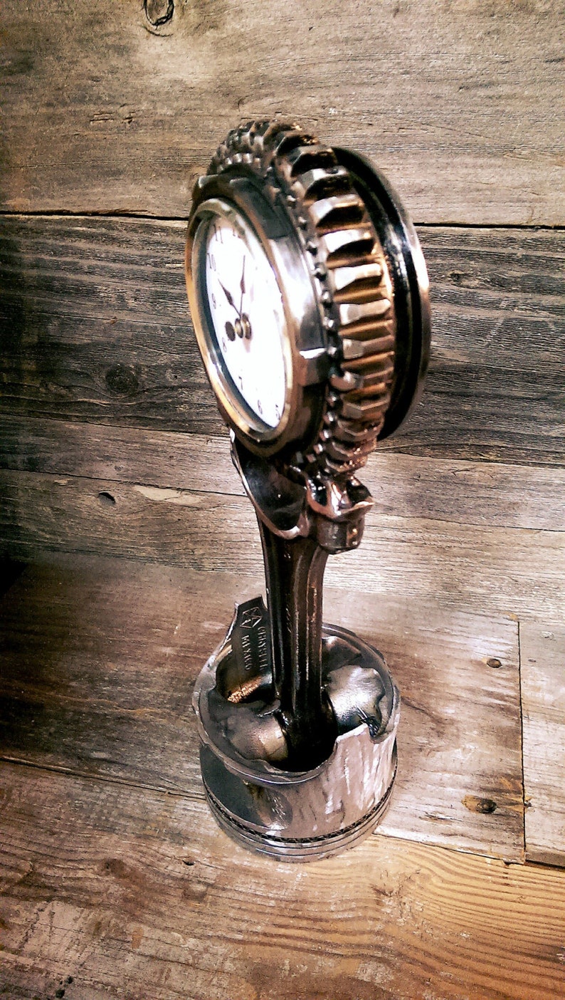 Custom Piston Gear Clock Etsy