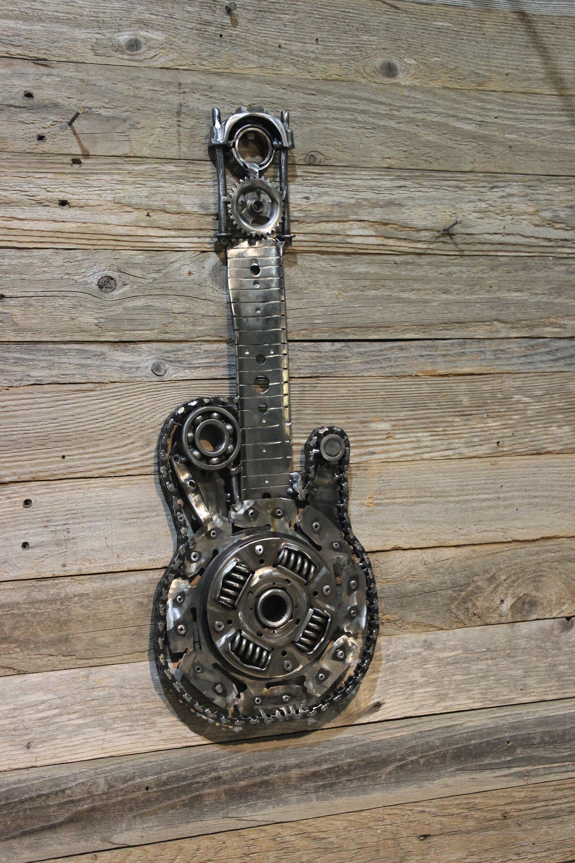 Custom Steel Medium Guitar Decor Original Etsy