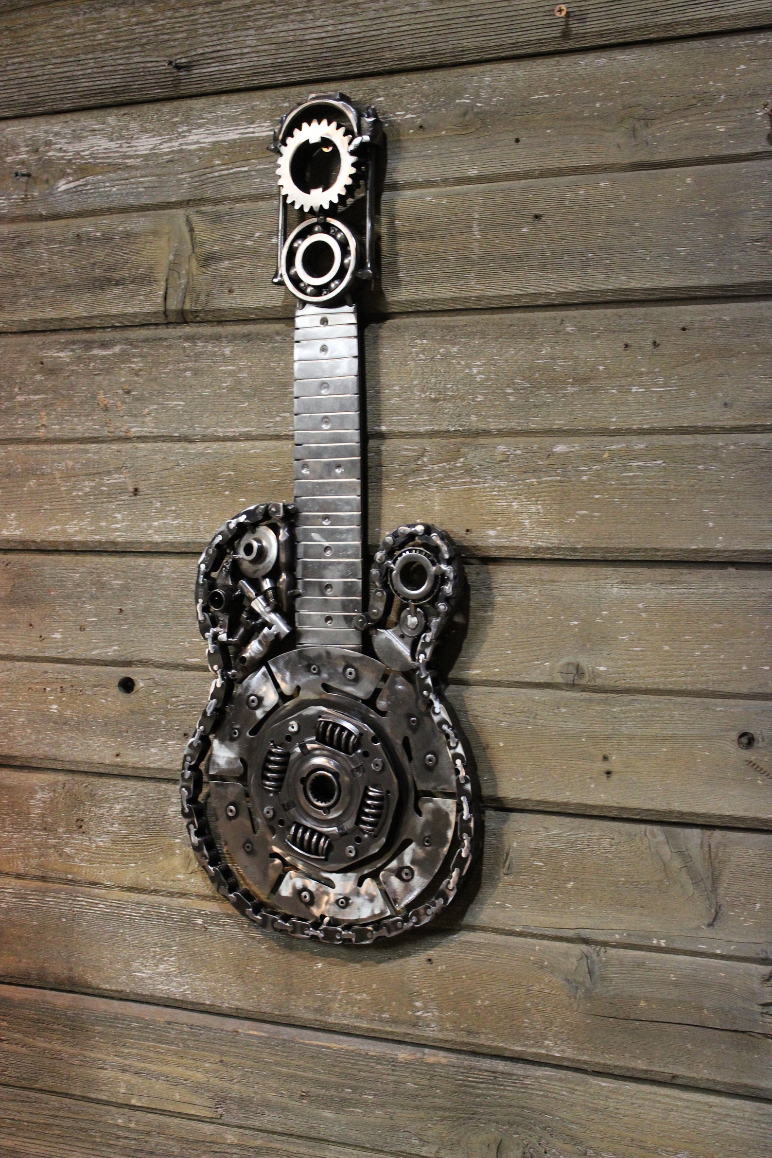 Custom Steel Medium Guitar Decor Original Etsy