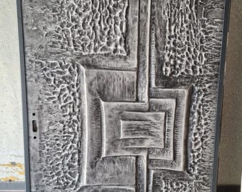 Brutalist front door leaf! Vintage! Rare!