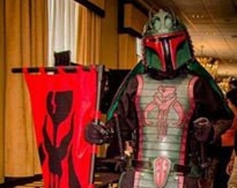 Samurai Boba Fett Leather Amor Set LARP armor Cosplay armor Halloween costume Ren Faire Leather Armour