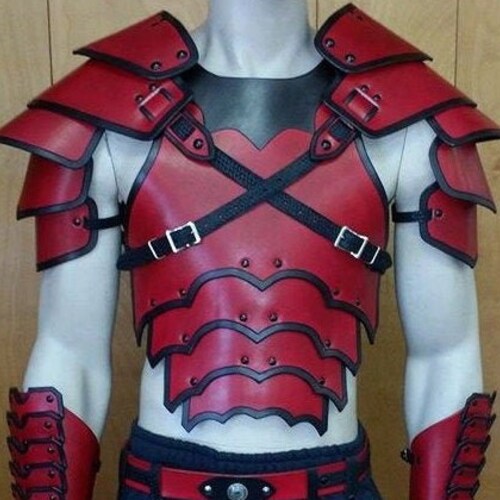 Leather Armor Gothic Full Set Etsy