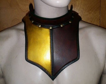 Leather Armor Gothic Gorget